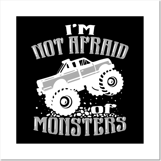 Monster Truck Outfit for a Monster Trucker Wall Art by AlleyField